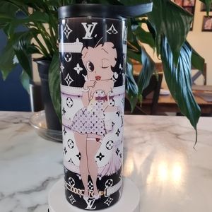 Betty Boop Custom Luxury Brands  20oz Tumbler with duo lids 🎉sale